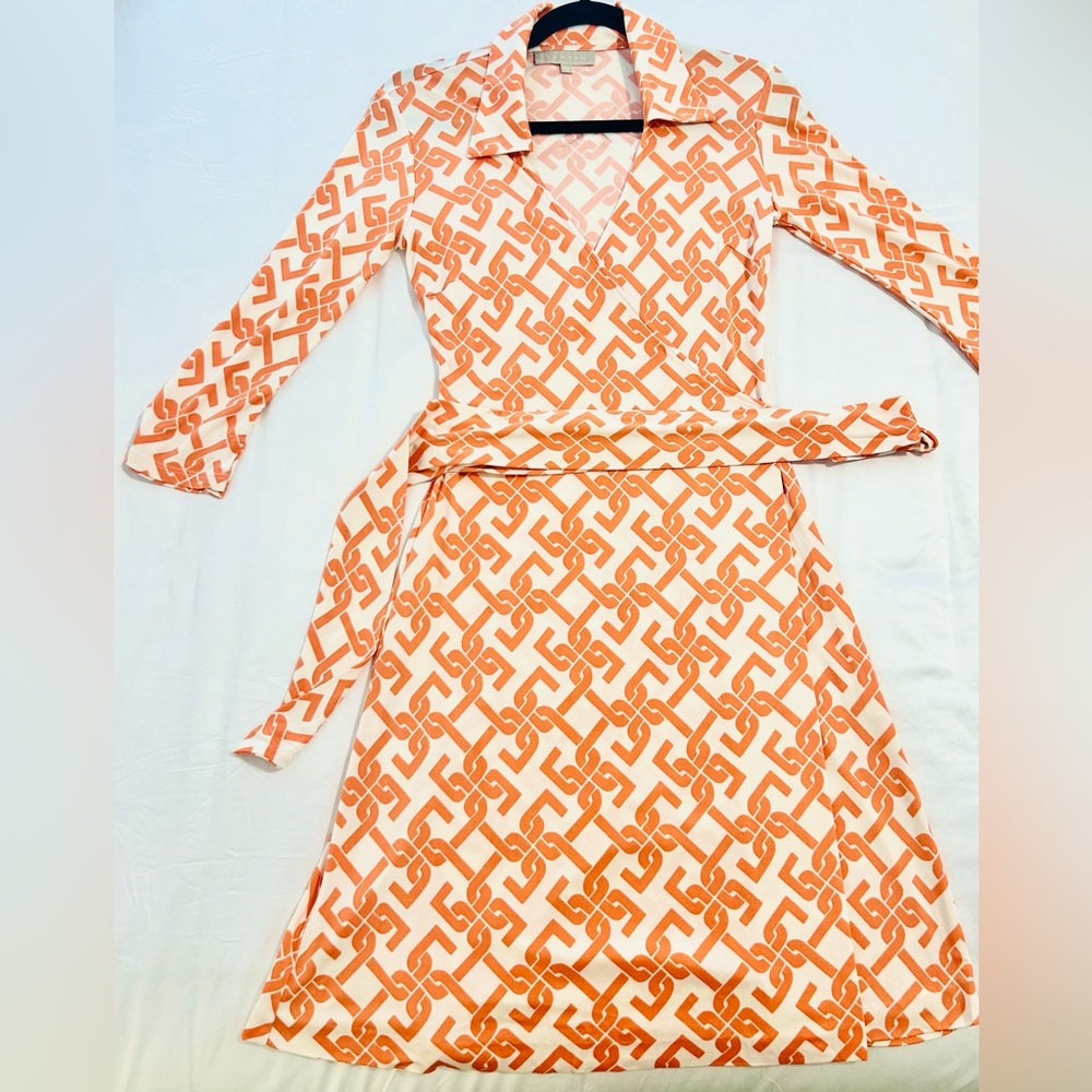 Pink Tartan Wrap Dress